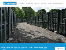 Tablet Screenshot of m60selfstorage.co.uk